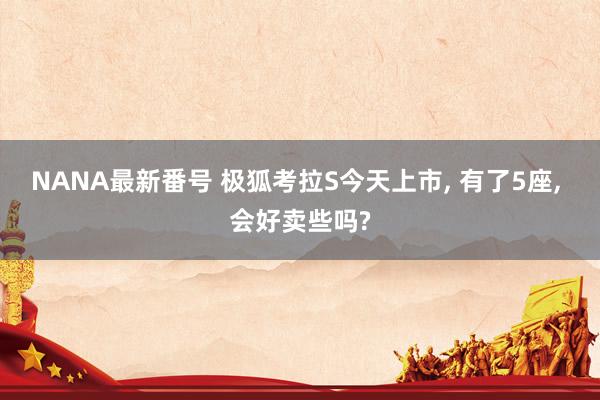 NANA最新番号 极狐考拉S今天上市, 有了5座, 会好卖些吗?