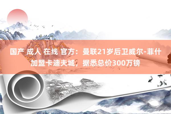 国产 成人 在线 官方：曼联21岁后卫威尔-菲什加盟卡迪夫城，据悉总价300万镑