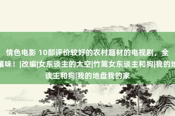 情色电影 10部评价较好的农村题材的电视剧，全部沾点土壤味！|改编|女东谈主的太空|竹篱女东谈主和狗|我的地盘我的家