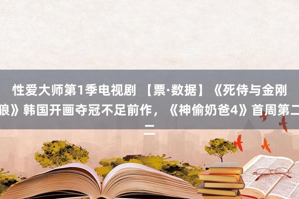性爱大师第1季电视剧 【票·数据】《死侍与金刚狼》韩国开画夺冠不足前作，《神偷奶爸4》首周第二