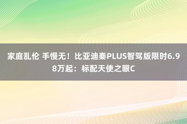 家庭乱伦 手慢无！比亚迪秦PLUS智驾版限时6.98万起：标配天使之眼C