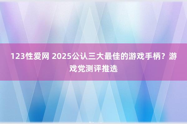 123性爱网 2025公认三大最佳的游戏手柄？游戏党测评推选